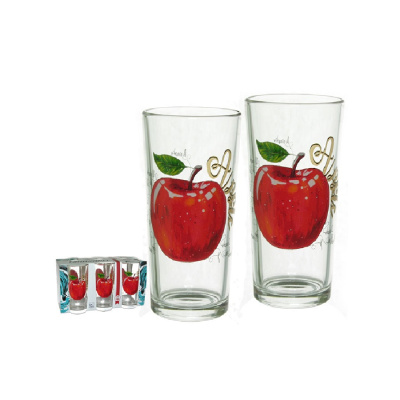 Набор стаканов 6шт 230мл Яблоки 1256/DPp