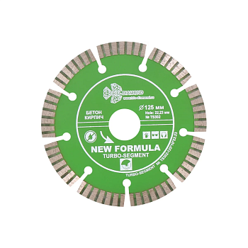 Диск алмазный Trio-Diamond 125*22,23 Сегмент Турбо TS302