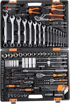 Набор инструментов , 1/2", 1/4", CrV, в кейсе 151 предм Вихрь