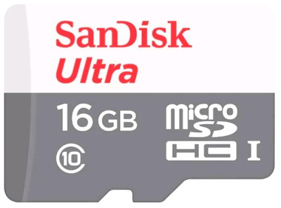 micro SDHC 16GB Class 10 SANDISK SDSQUNS-016G-GN3MN ULTRA 80 W/O ADAPTER