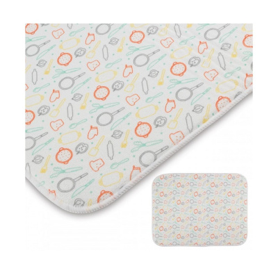 РЫЖИЙ КОТ 005491 MDM-Promo-M Коврик для сушки посуды, микрофибра 40х30 см