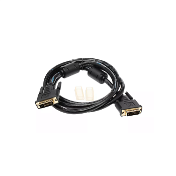 Buro DVI-D(M)/DVI-D(M) 1.8М. ФЕРРИТ.КОЛЬЦА ПОЗОЛОЧЕННЫЕ КОНТАКТЫ ЧЕРНЫЙ (BHP RET DVI18)