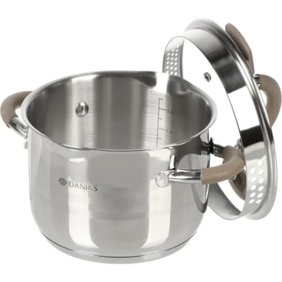 Daniks Нара GS-01413HY-20CA-2, серебристая индукция																														