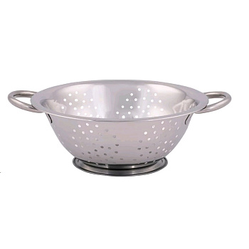 Дуршлаг нержавеющая  20 см 2 ручки, 5100-02