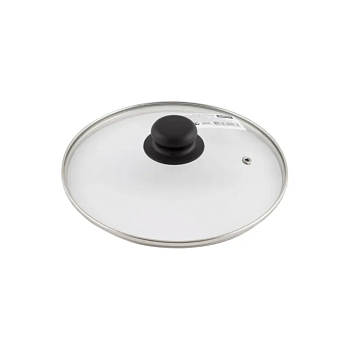 Mallony 987016 22см, стекло/металл/пластик, метал.обод, паровыпуск