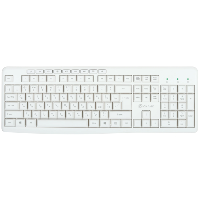 Оклик K225W белый USB беспроводная Multimedia (1875235)