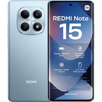 Xiaomi Redmi Note 15 8/256Gb Glacier Blue