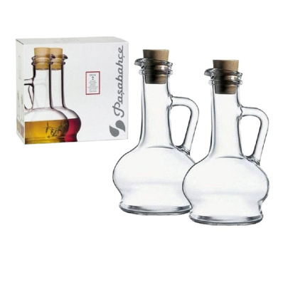 Olivia наб 2-ух ёмкостей для масла/уксуса с пласт пробкой 260 мл 80108