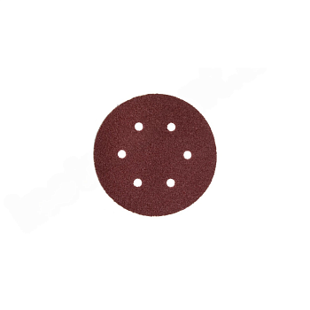 Шлифкруг 1шт. Velcro Мастер "d=150мм, K 80, 6 отв." (Зубр) 35566-150-080