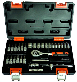 Набор инструментов, 1/4" , CrV, пластиковый кейс 29 предм