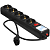 POWERCUBE SPG5-В1 0.5М (5 РОЗЕТОК) ЧЕРНЫЙ (КОРОБКА)