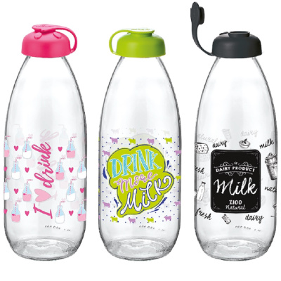 Бутылка декорированная  с крышкой 1000 мл «UFO» 182052