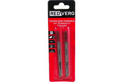Пилка для лобзика REDVERG по ламинату T101AОF чистый криволинейный рез, BIM (2шт )(820281)