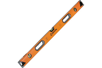 Уровень алюминиевый "Усиленный" 1000 мм, 3 глазка (1 зеркальный), 2 комп.рукоятки Вихрь