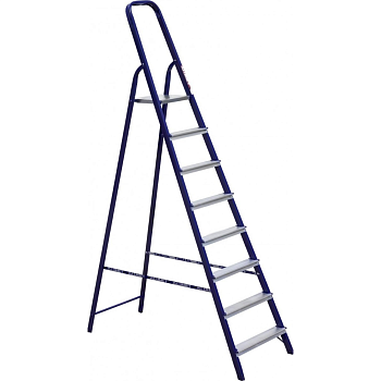 Стремянка Алюмет 8 ступеней стальная