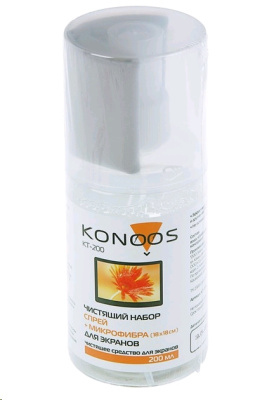 Konoos KT-200 ДЛЯ ЭКРАНОВ СПРЕЙ 200МЛ +САЛФЕТКА