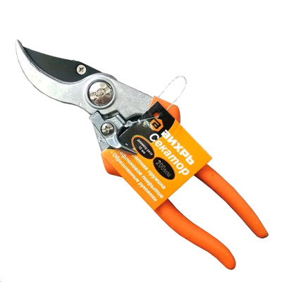 Секатор, 200мм., возвратная пружина, тефлоновое покрытие, эргономичные обрезиненные рукоятки 73/7/3/