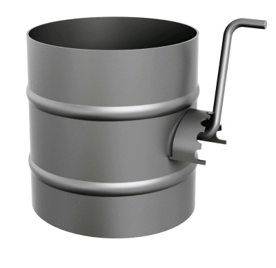 Шибер ф150мм 1,5, 08ПС антрацит прямой "" (Термофор)