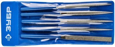 Набор надфилей 140мм, 5шт, алмазное напыление "" (Зубр) 33388-160-H5