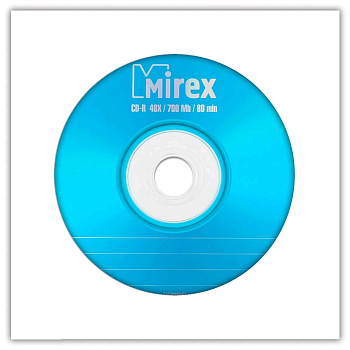 CD-R Mirex 700Mb 48x в бумажном конверте с окном