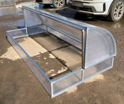 Парник двусторонний Солнышко Вятки 3 м (без поликарбоната)