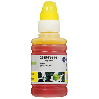 Cactus CS-EPT6644 ЖЕЛТЫЙ (100МЛ) EPSON L100