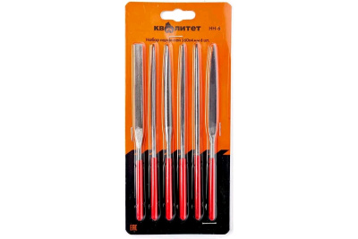 Набор надфилей Квалитет 160х4 мм 6 шт.