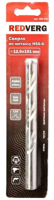 12 Сверло по металлу RedVerg HSS-G 12 мм(500241)