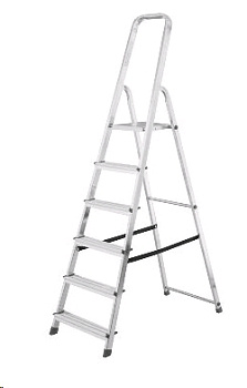 Стремянка алюминиевая СА 1х6 Вихрь