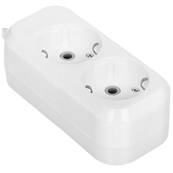 Defender R320 16 А, 2 м, 2 розетки, заземление, белый