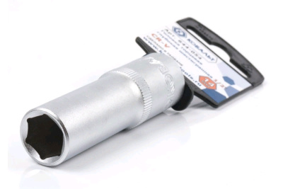 Головка торцевая глубокая КОБАЛЬТ 1/2", 14 мм, Cr-V (1 шт.)