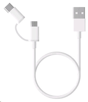 Xiaomi Mi 2-in-1 USB Cable Micro USB to Type C (100cm)