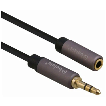 Аудиокабель (3.5mm Jack M - 3.5mm Jack F) 3м Belsis BW2003