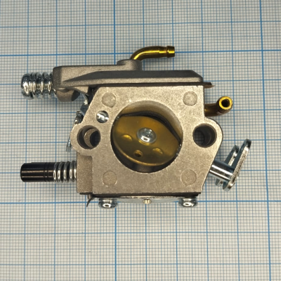 Карбюратор для бензинового двигателя 45/50/55/62см3 (без подкачки, 2 трубки) (870401)