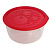 Контейнер пл. 0,50л круглый низкий многофункциональный №2 С255