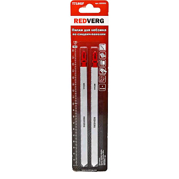 Пилка для лобзика Redverg по стали T718GF для сэндвич панелей, BIM (2шт)(820351)