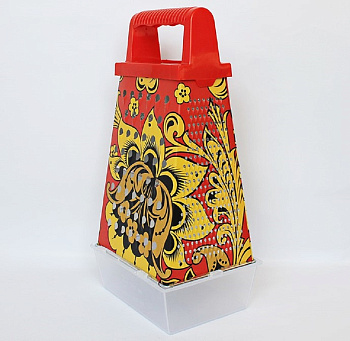 Терка пирамидальная с контейнером "хохлома" Т-2р.к 