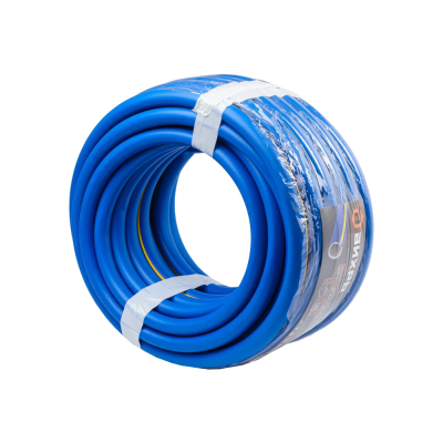 Шланг резиновый армированный, 19х25-1,0 - ВГ., бухта 25 м (синий с жёлтой полоской) ТЭП Вихрь