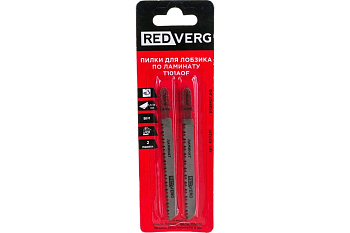 Пилка для лобзика REDVERG по ламинату T101AОF чистый криволинейный рез, BIM (2шт )(820281)