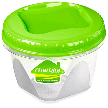 Контейнер пластмассовый  0,45л с закручивающейся крышкой Тондо С284