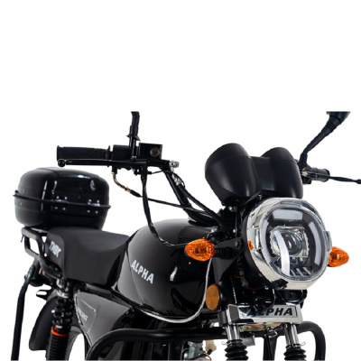 Мопед TMBK ALPHA 48/110. LED. Black (арт.000080) 