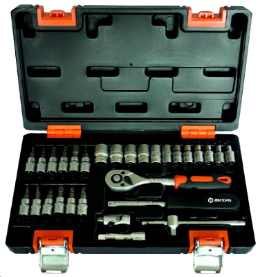 Набор инструментов, 1/4" , CrV, пластиковый кейс 29 предм