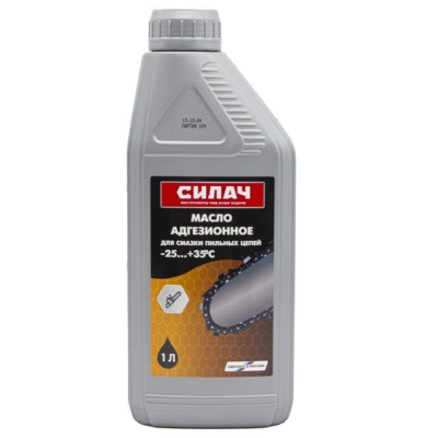 Масло адгезионное СИЛАЧ для смазки пильных цепей,1 литр (1/12)