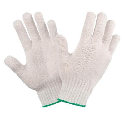 Перчатки белые без ПВХ 7,5 класс 5-ти нитка "" (Вятка)