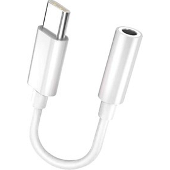 Переходник (TypeC - 3.5mm Jack F) 9,5 см Belsis BW1421 white