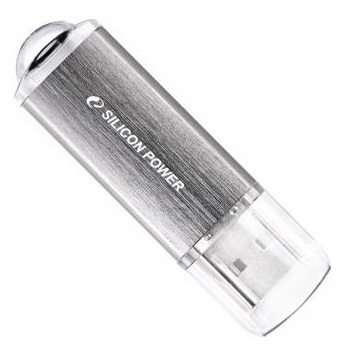 32GB Silicon Power Ultima II-I Series SP032GBUF2M01V1S USB2.0 серебристый