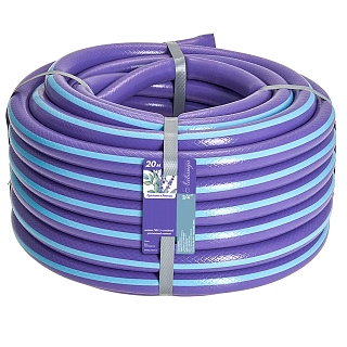 Шланг поливочный армир d3/4 (20м) Лаванда 3х слойный Аквапласт