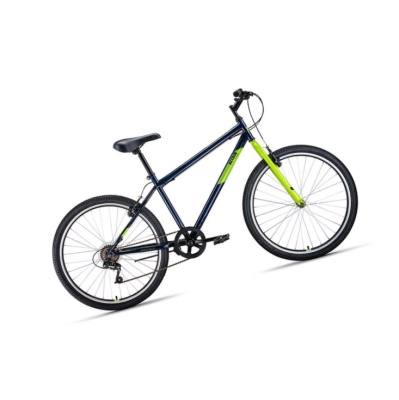 26 ALTAIR MTB HT 26 1.0 (26" 7 ск. рост. 17") 2022, темно-синий/зеленый, RBK22AL26100