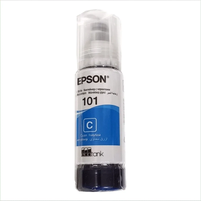 Epson Original L101 C13T03V24A СИНИЙ (6000СТР.) (70МЛ) ДЛЯ Epson L4150/L4160/L6160/L6170/L6190