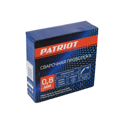 Проволока омедненная 0.8мм, 5кг (Patriot)